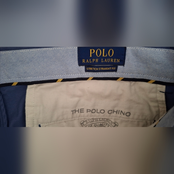 Polo Ralph Lauren Strech Straight Fit Men's Blue Pants 34x34 Formal Office Party - Picture 6 of 13